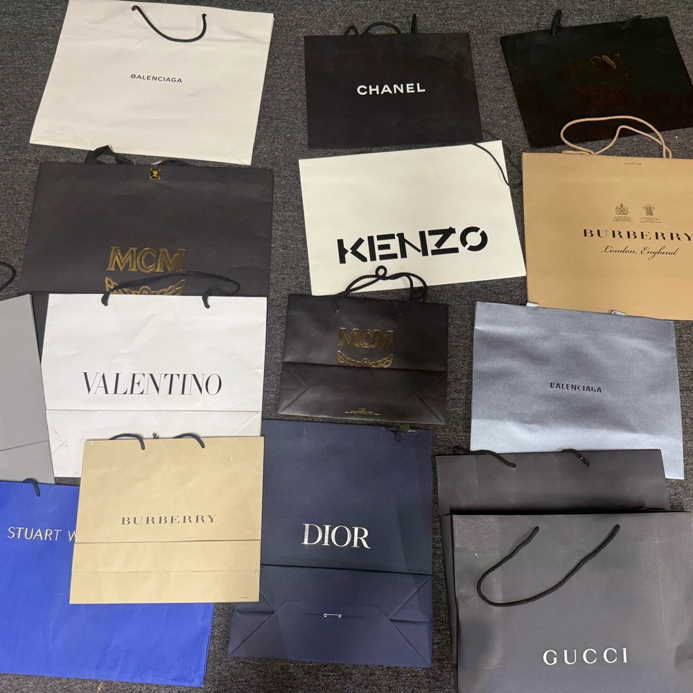 MCM Black Shopping Bag